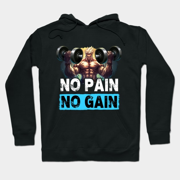 Gym Motivation Quotes - Anime Shirt Hoodie by KAIGAME Art